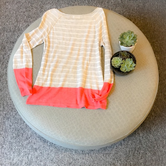 OLD NAVY Grey and pink striped cardigan - Picture 4 of 4